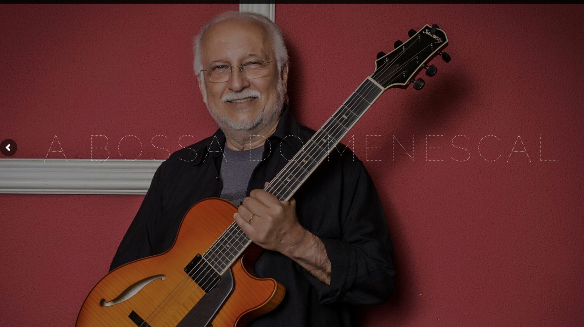 Roberto Menescal em retrato para abertura de artigo sobre a Bossa Nova