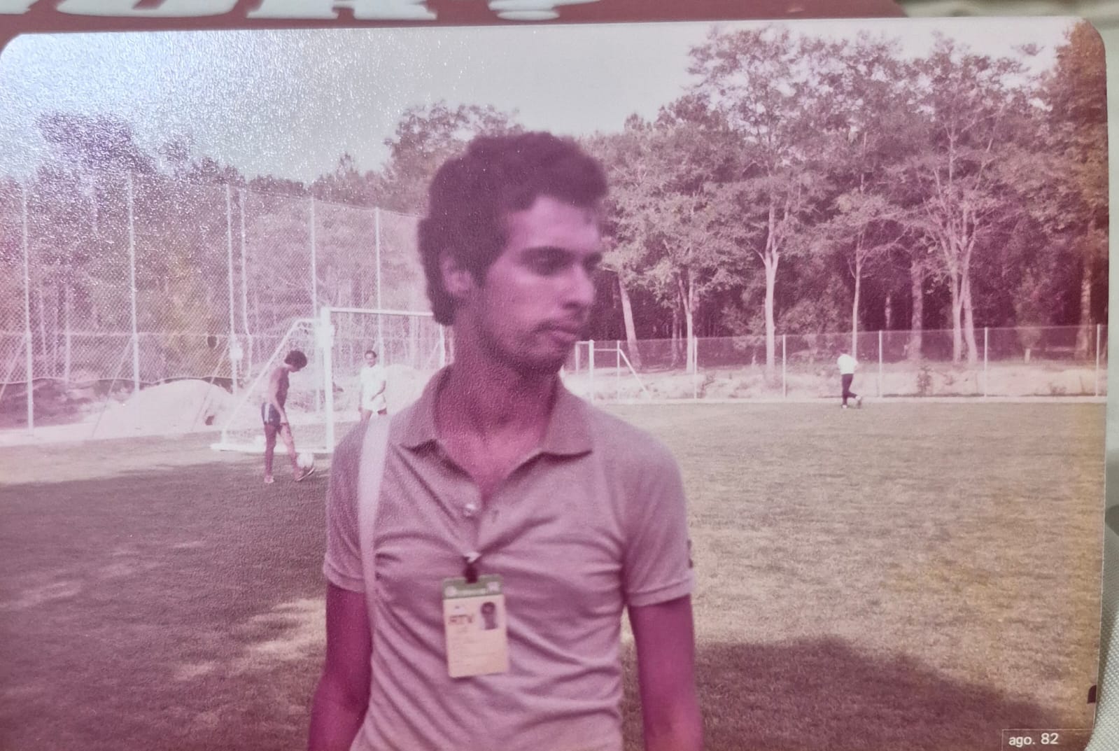 Eraldo Leite na cobertura da Copa do Mundo de 1982 na Espanha