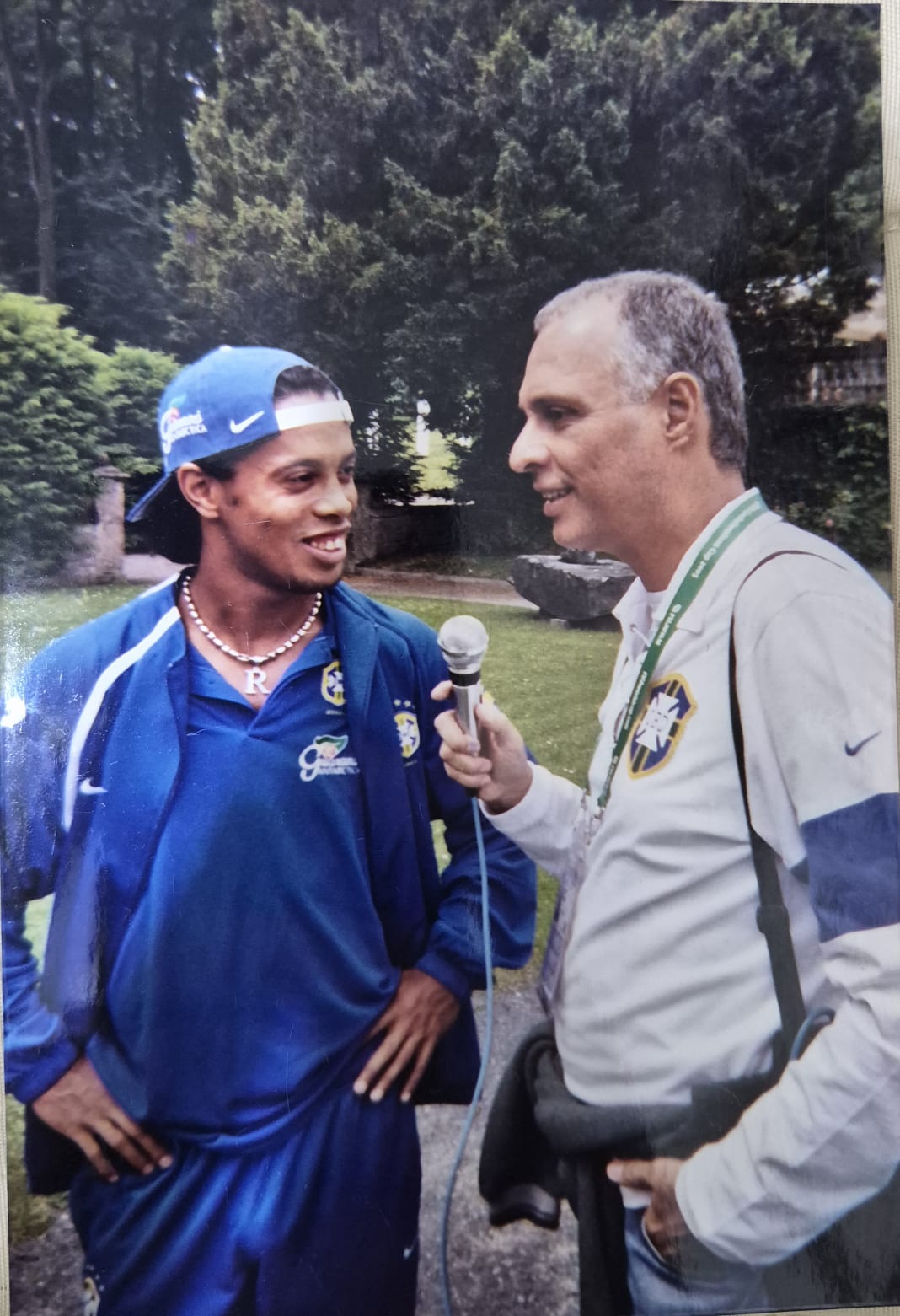 Eraldo Leite durante a cobertura da Copa do Mundo de 2006 na Alemanha
