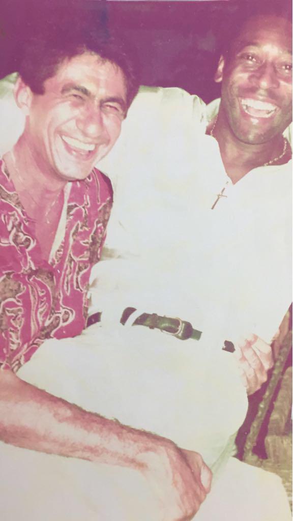 Pelé, o Rei do Futebol, amigo de Raimundo Fagner